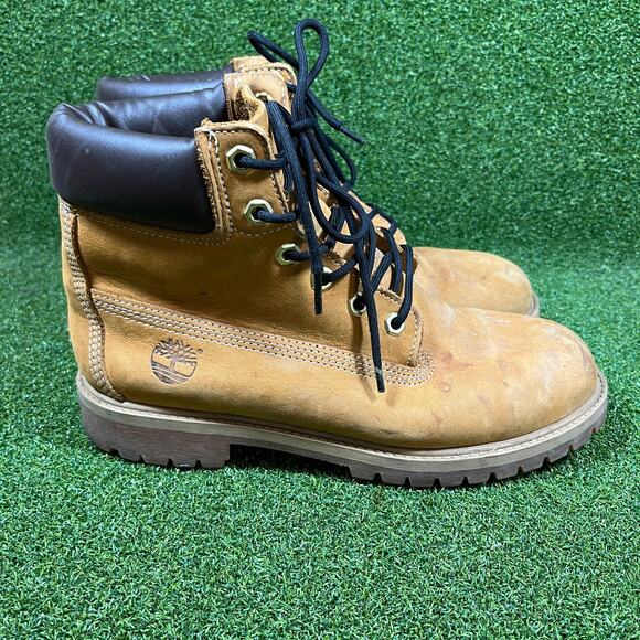 Timberland 6-Inch Premium Tan Nubuck Leather Waterproof Lace Up Boots Sz 6.5M main image 7